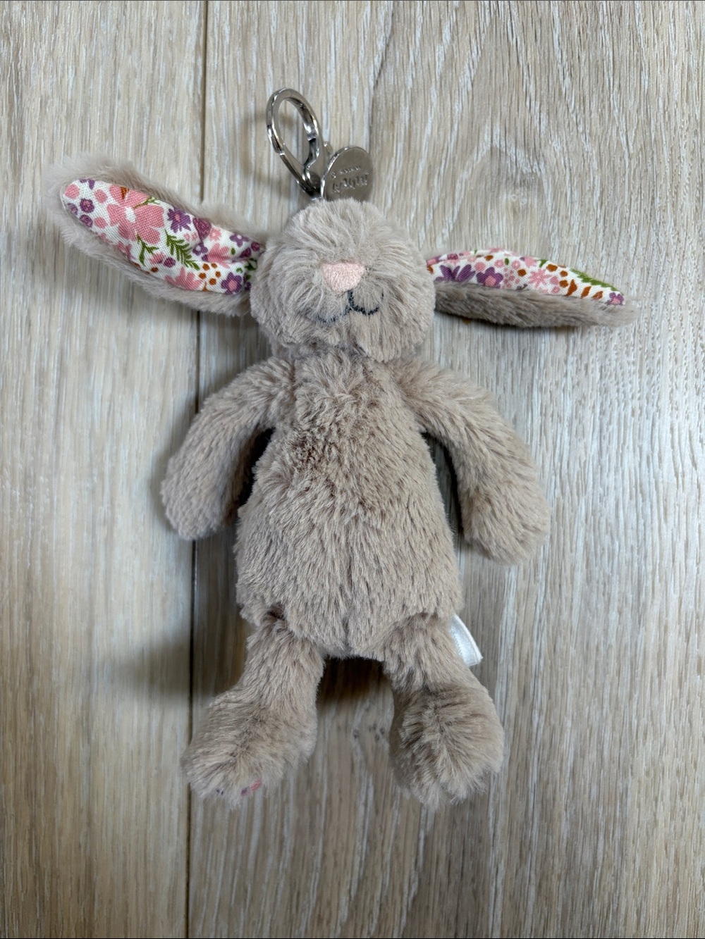 Jellycat Blossom Beige Bunny 'Petal' Bag Charm